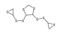 4,5-bis(thiiran-2-yldisulfanyl)-1,3-dithiolane结构式