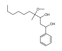 4-methoxy-4-methyl-1-phenyldecane-1,3-diol结构式