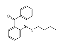 (2-((butylthio)selanyl)phenyl)(phenyl)methanone结构式