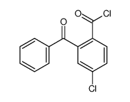 2-benzoyl-4-chloro-benzoyl chloride结构式