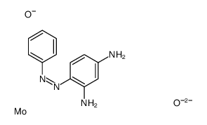 molybdenum,oxygen(2-),4-phenyldiazenylbenzene-1,3-diamine,hydroxide,phosphate结构式