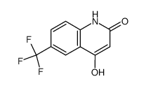6-(trifluoromethyl)-4-hydroxyquinolin-2(1H)-one结构式