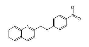 2-(4-nitro-phenethyl)-quinoline Structure