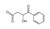 2-hydroxy-3-nitro-1-phenyl-propan-1-one结构式