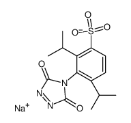 4-(3-Sulfo-2,6-diisopropylphenyl)-1,2,4-triazoline-3,5-dione Sodium Salt Structure