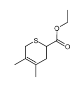 ethyl 3,4-dimethyl-5,6-dihydro-2H-thiine-6-carboxylate Structure
