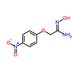 N-Hydroxy-2-(4-nitrophenoxy)ethanimidamide Structure