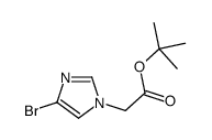 (4-BroMo-iMidazol-1-yl)-acetic acid tert-butyl ester Structure