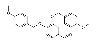 3,4-bis[(4-methoxyphenyl)methoxy]benzaldehyde Structure
