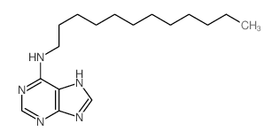 9H-Purin-6-amine,N-dodecyl- Structure