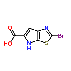 2-Bromo-4H-pyrrolo[3,2-d][1,3]thiazole-5-carboxylic acid Structure