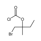 (1-bromo-2-methylbutan-2-yl) carbonochloridate结构式