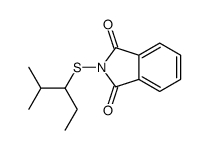 2-(2-methylpentan-3-ylsulfanyl)isoindole-1,3-dione结构式