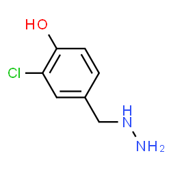 Phenol,2-chloro-4-(hydrazinylmethyl)-结构式