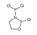 2-chloro-3-(dichlorophosphino)-1,3,2-oxazaphospholidine Structure