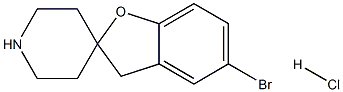 5-broMo-3H-spiro[benzofuran-2,4'-piperidine] hydrochloride Structure