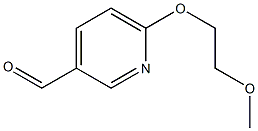 6-(2-methoxyethoxy)pyridine-3-carbaldehyde结构式