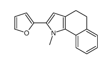 2-(furan-2-yl)-1-methyl-4,5-dihydrobenzo[g]indole Structure