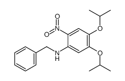 N-benzyl-2-nitro-4,5-di(propan-2-yloxy)aniline Structure