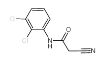 2-氰基-N-(2,3-二氯苯基)乙酰胺结构式