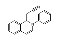 (2-Phenyl-1,2-dihydro-1-isoquinolinyl)acetonitrile Structure