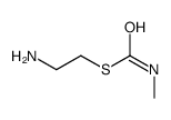 S-(2-aminoethyl) N-methylcarbamothioate结构式