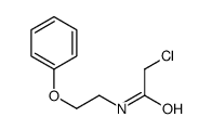 2-CHLORO-N-(2-PHENOXY-ETHYL)-ACETAMIDE结构式