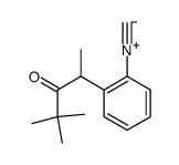 o-(1-pivaloylethyl)phenyl isocyanide结构式