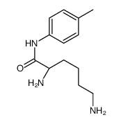 (2S)-2,6-diamino-N-(4-methylphenyl)hexanamide结构式