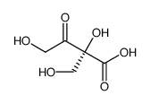 (2R)-2,4-dihydroxy-2-(hydroxymethyl)-3-oxobutanoic acid结构式