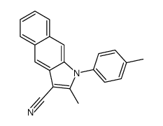 2-methyl-1-(4-methylphenyl)benzo[f]indole-3-carbonitrile Structure
