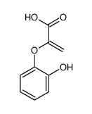 2-(2-hydroxyphenoxy)prop-2-enoic acid结构式