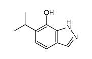 7-Hydroxy-6-isopropyl-benzopyrazol结构式
