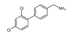 [1,1'-Biphenyl]-4-methanamine, 2',4'-dichloro结构式