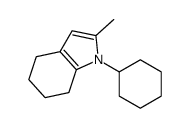 1-CYCLOHEXYL-2-METHYL-4,5,6,7-TETRAHYDRO-1H-INDOLE Structure