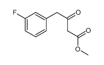 methyl 4-(3-fluorophenyl)-3-oxobutanoate structure