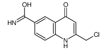 2-(chloromethyl)-4-oxo-1H-quinoline-6-carboxamide图片