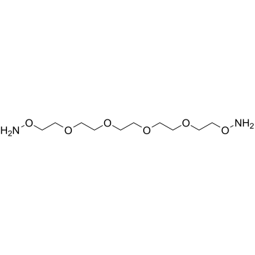 Bis-aminooxy-PEG4结构式