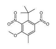 4-tert-butyl-2-methoxy-1-methyl-3,5-dinitrobenzene Structure