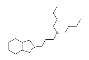 Dibutyl-[3-(octahydro-isoindol-2-yl)-propyl]-amine结构式