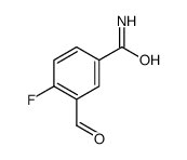 4-Fluoro-3-formylbenzamide structure