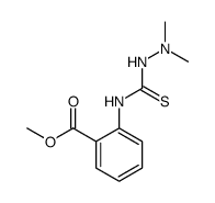 methyl 2-(dimethylaminocarbamothioylamino)benzoate结构式