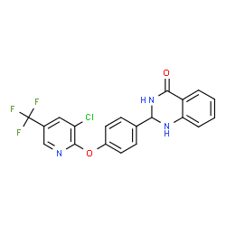 2-(4-(3-CHLORO-5-(TRIFLUOROMETHYL)-2-PYRIDYLOXY)PHENYL)-1,2,3-TRIHYDROQUINAZOLIN-4-ONE picture