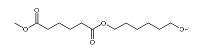 6-hydroxyhexyl methyl adipate Structure