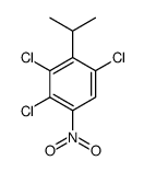 1,3,4-trichloro-5-nitro-2-propan-2-ylbenzene结构式