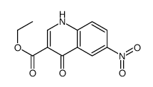 4-Hydroxy-6-nitro-quinoline-3-carboxylic acid ethyl ester structure