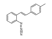(E)-1-azido-2-(4-methylstyryl)benzene结构式