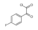 Benzeneacetyl chloride, 4-fluoro-alpha-oxo- (9CI)结构式
