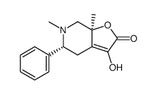3-Hydroxy-6e,8a-dimethyl-2-oxo-5e-phenylfuro<2,3-c>piperidine结构式