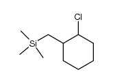 ((2-chlorocyclohexyl)methyl)trimethylsilane结构式